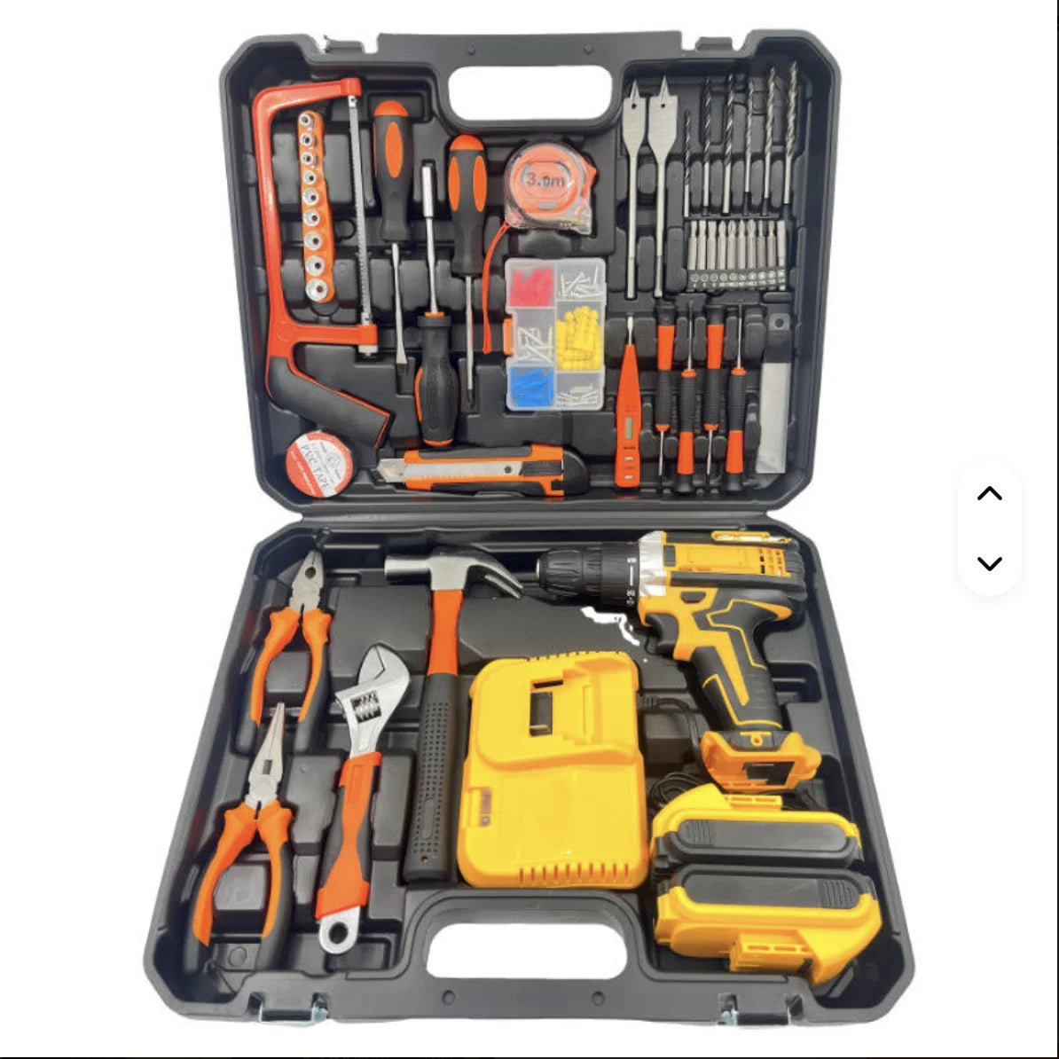 Multifunctional Full Set Electric Drill Impact Tool Set Household Hardware Combination Tools Cross-Border Key Words Electric