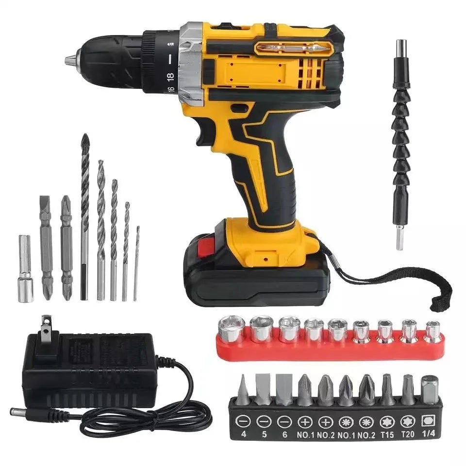 Multifunctional High-Power Cordless Drill with Electric Screw Knife OEM Customizable Electric Hardware Tools for Explosive Jobs