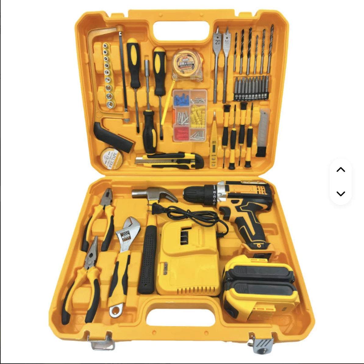 Multifunctional Full Set Electric Drill Impact Tool Set Household Hardware Combination Tools Cross-Border Key Words Electric