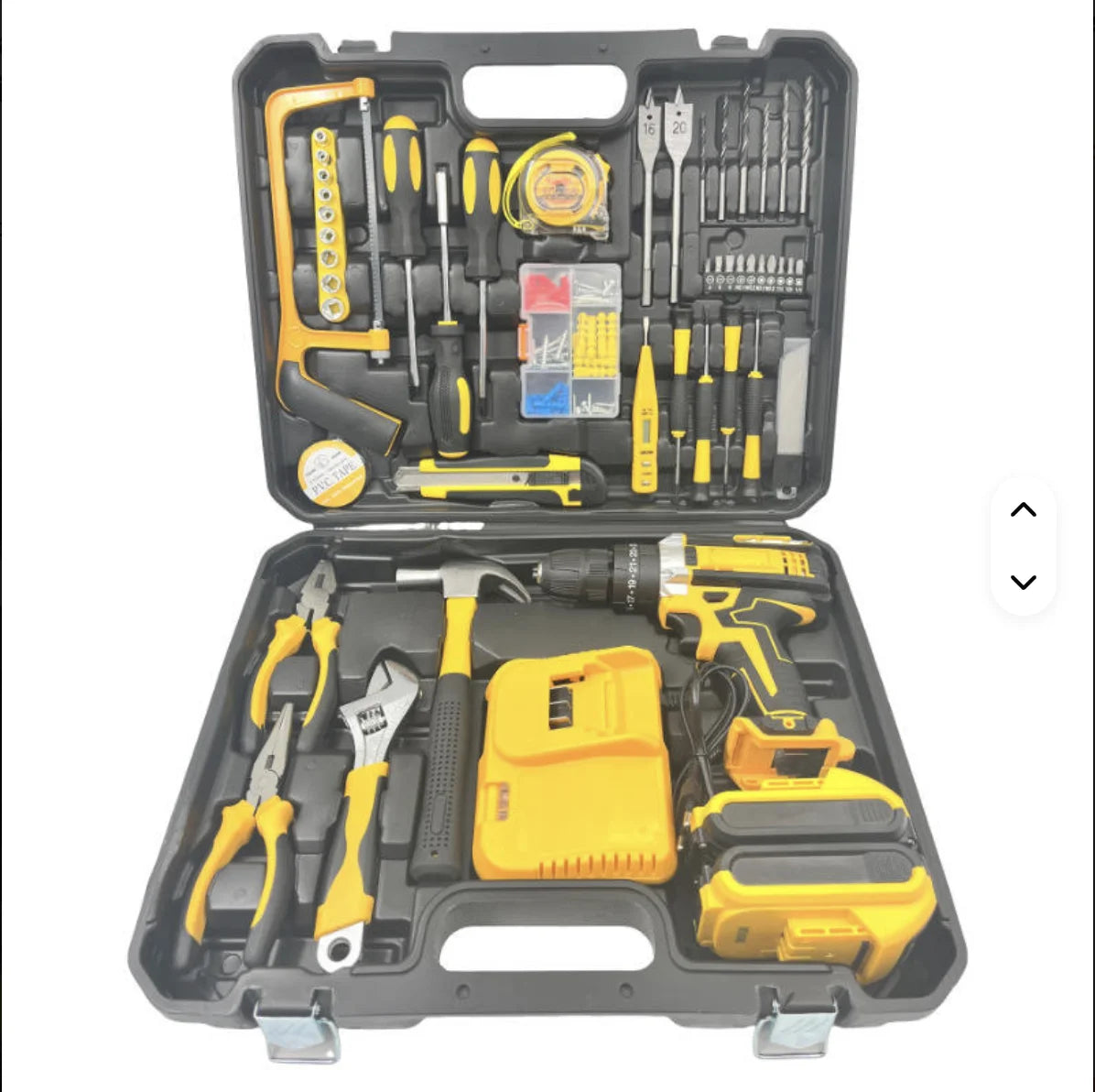 Multifunctional Full Set Electric Drill Impact Tool Set Household Hardware Combination Tools Cross-Border Key Words Electric